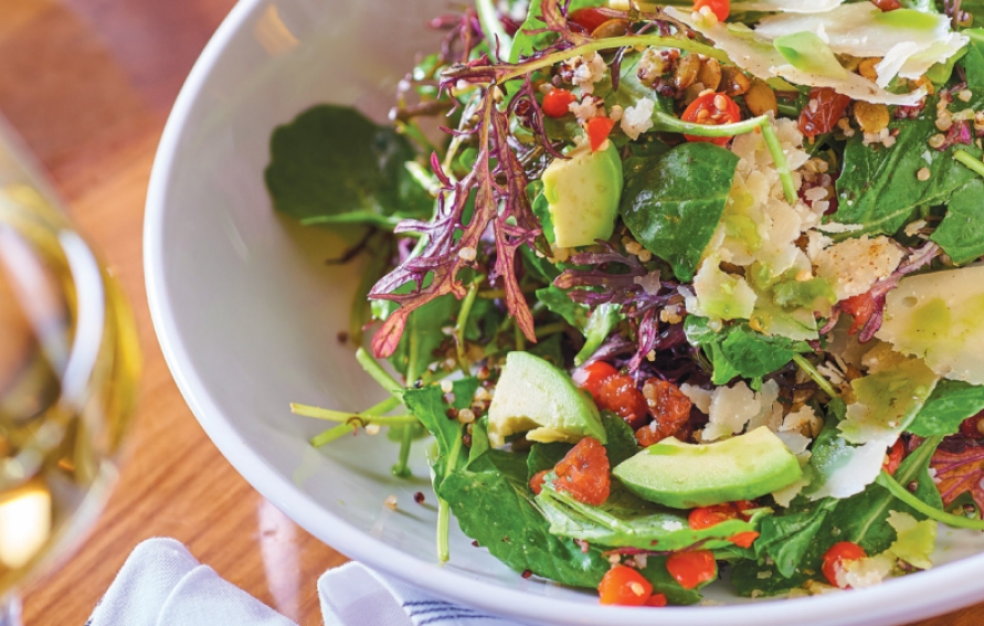 Kale and Quinoa Salad with Mustard Vinaigrette