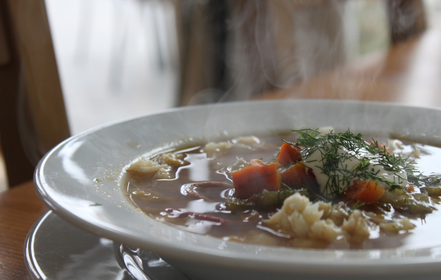 Sage Mountain Farm’s Chicken, Rice, and Winter Vegetable Soup