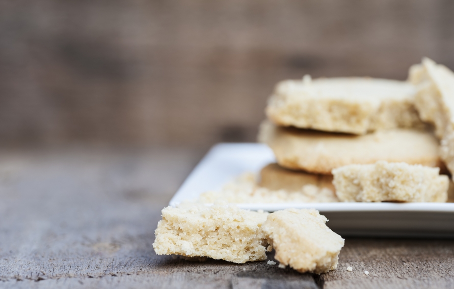 Three Ingredient Scottish Shortbread Cookies