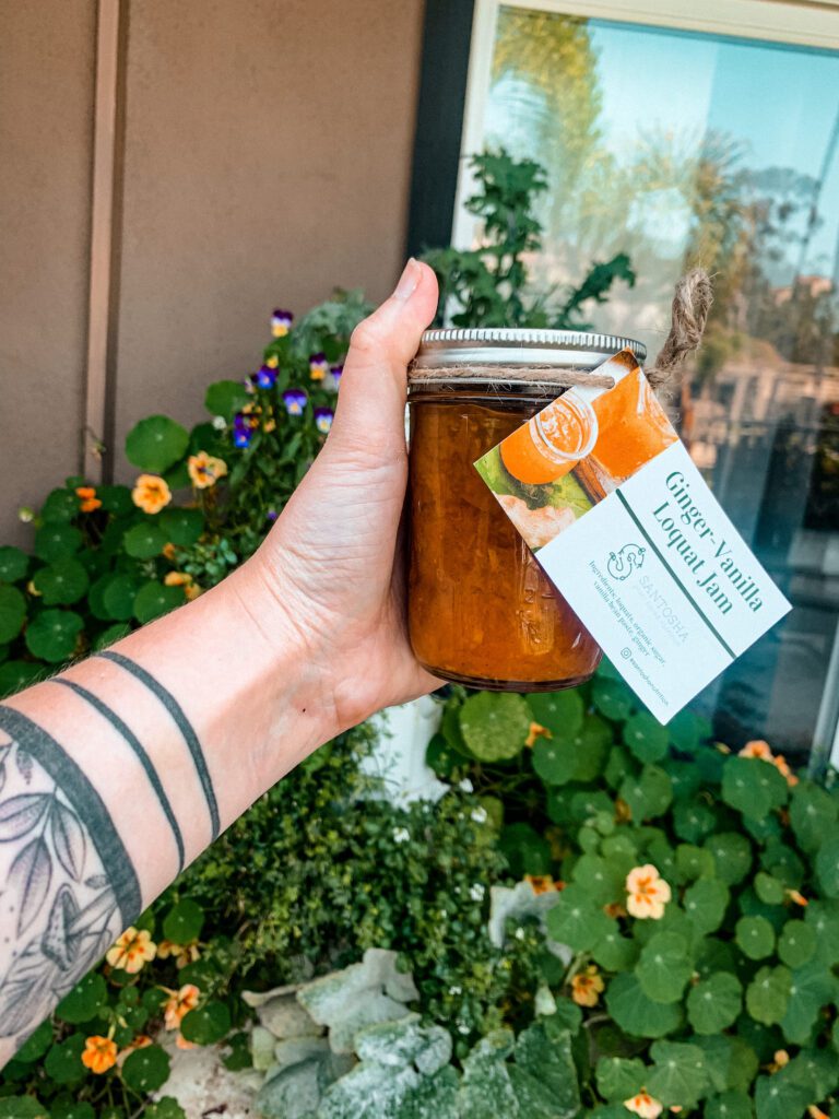 Ginger-Vanilla Loquat Jam