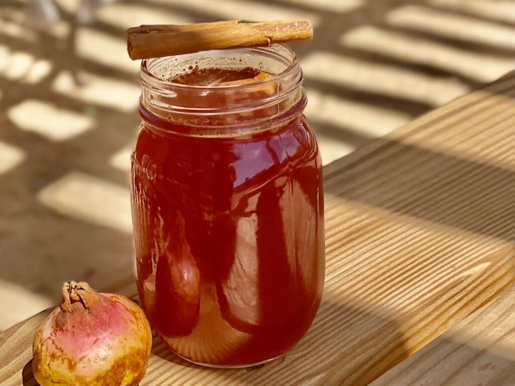 Apple Pomegranate Ginger CBD Mocktail Recipe