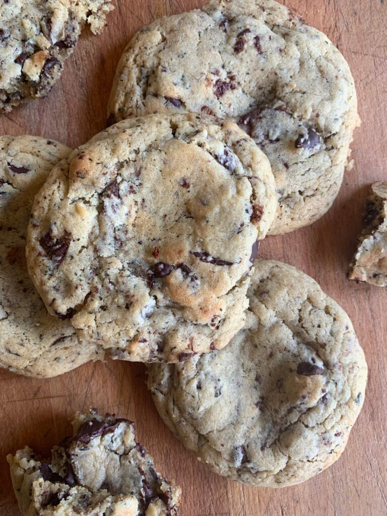 Daybreak Seaweed Tahini Chocolate Chip Cookies