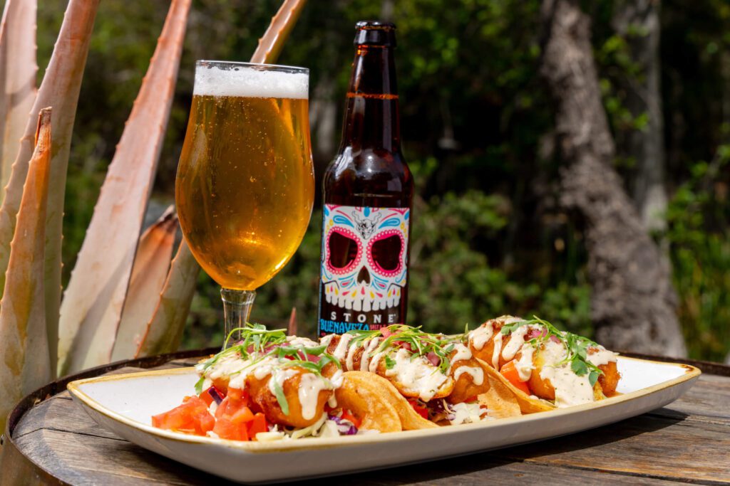Buenaveza Salt & Lime Lager Battered Fish Tacos