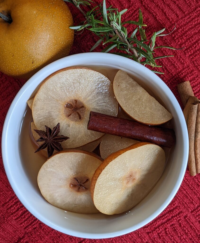 Piloncillo Pickled Pears