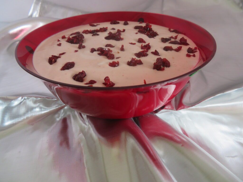 Cranberry Bavarian Cream