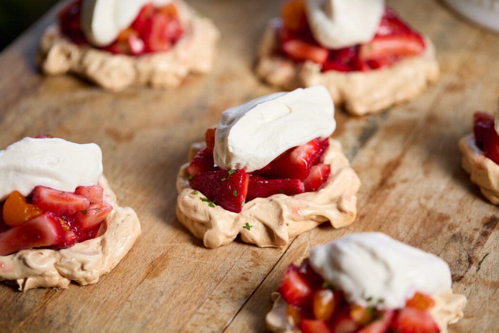 Strawberry Citrus Pavlova